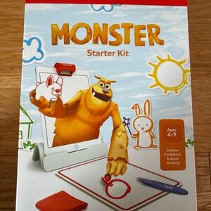 Monster Starter Kit - Interactive Kids Toy with Red and White Colors
